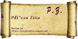 Pócza Zita névjegykártya